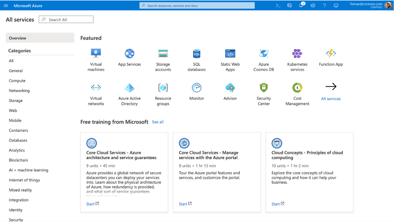 Microsoft Azure Features