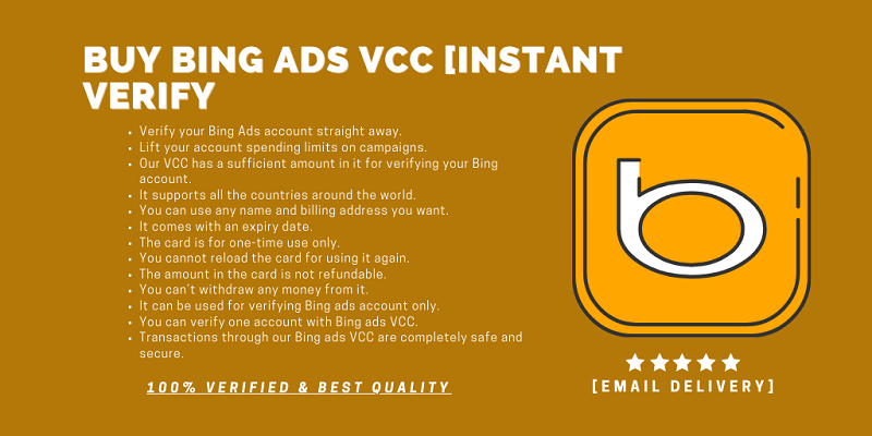 Buy VCC for Bing Ads Account